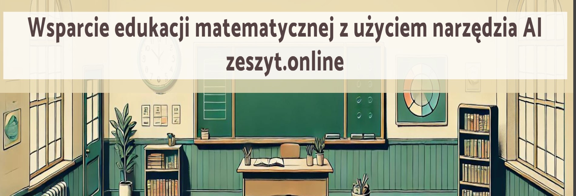 Ikona do artykułu: "Wsparcie edukacji matematycznej z użyciem narzędzia AI zeszyt. online"